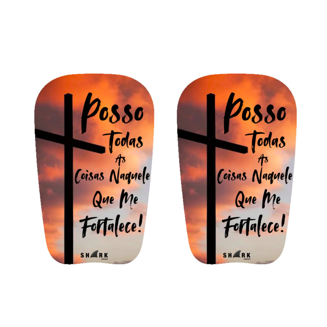 Caneleira de Futebol com Frases